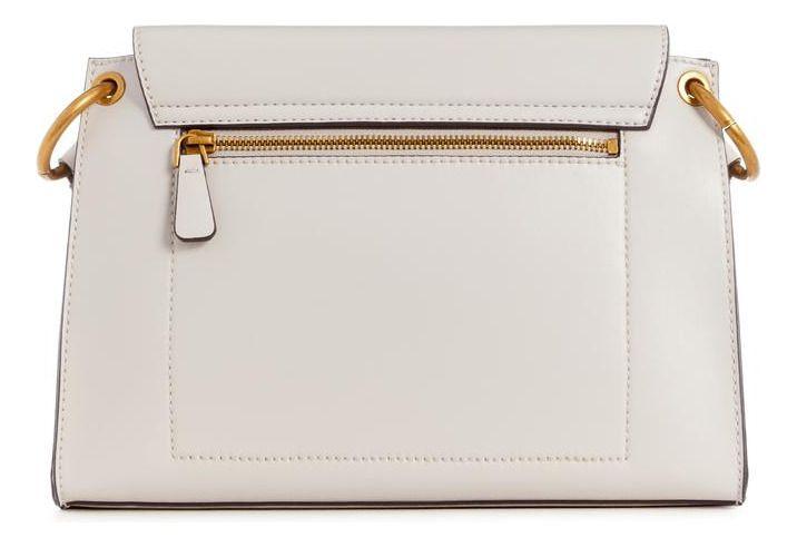 Cartera Guess Mujer Basilea Flap Crossbody Crema-2