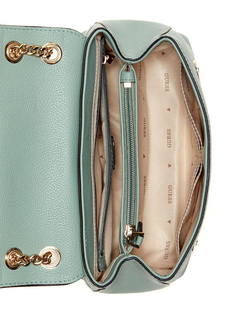 Cartera Guess Mujer Yesba Convertible Xbody Flap Celeste-2