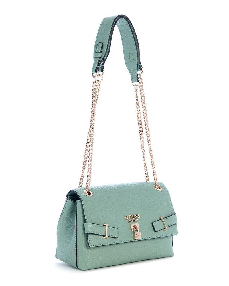 Cartera Guess Mujer Yesba Convertible Xbody Flap Celeste-3