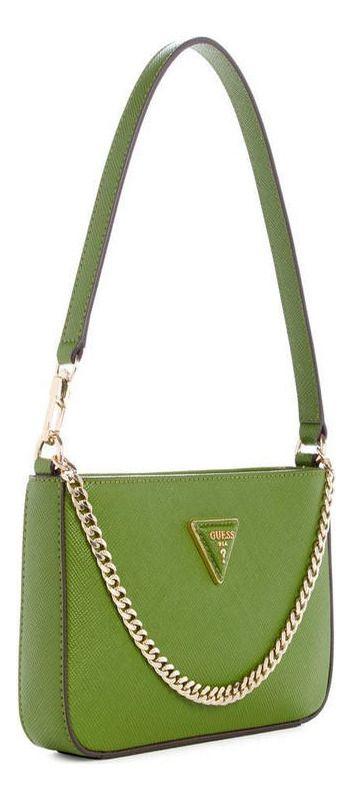 Mini Cartera Guess Mujer Brynlee Tp Zip Shouldr Bg Verde-1
