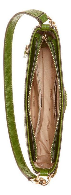 Mini Cartera Guess Mujer Brynlee Tp Zip Shouldr Bg Verde-3