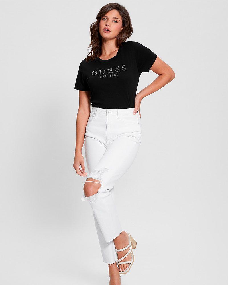 Polera Ss Guess 1981 Crystal Easy Tee-2