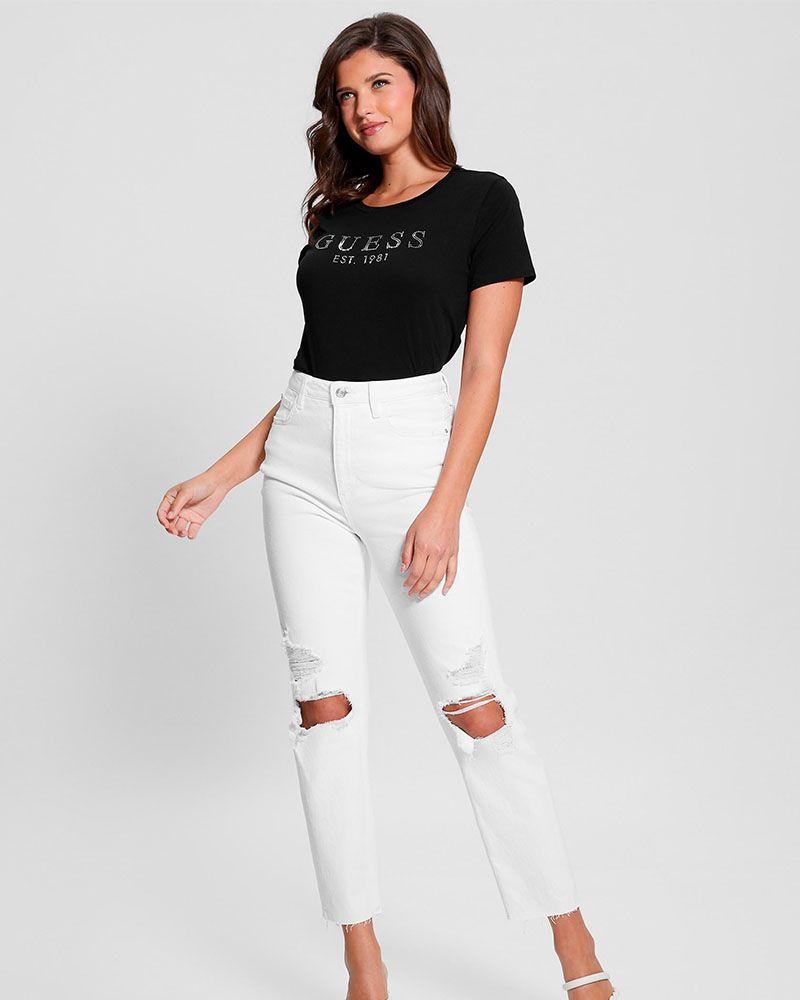 Polera Ss Guess 1981 Crystal Easy Tee-3