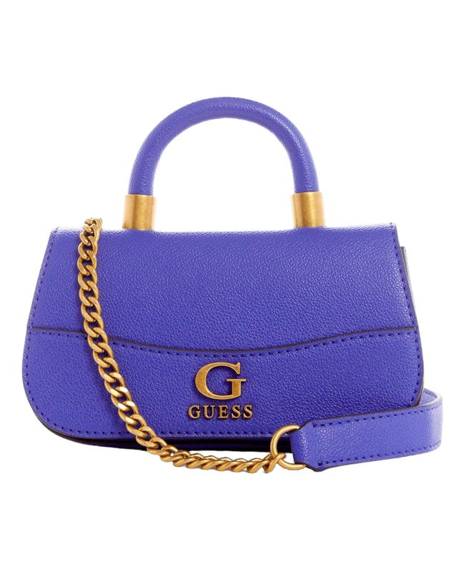Mini Cartera Guess Mujer Nell Micro Mini Flap Azul-0