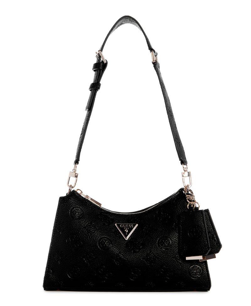 Cartera Guess Mujer Cresidia Top Zip Shoulder Bag Negro-0