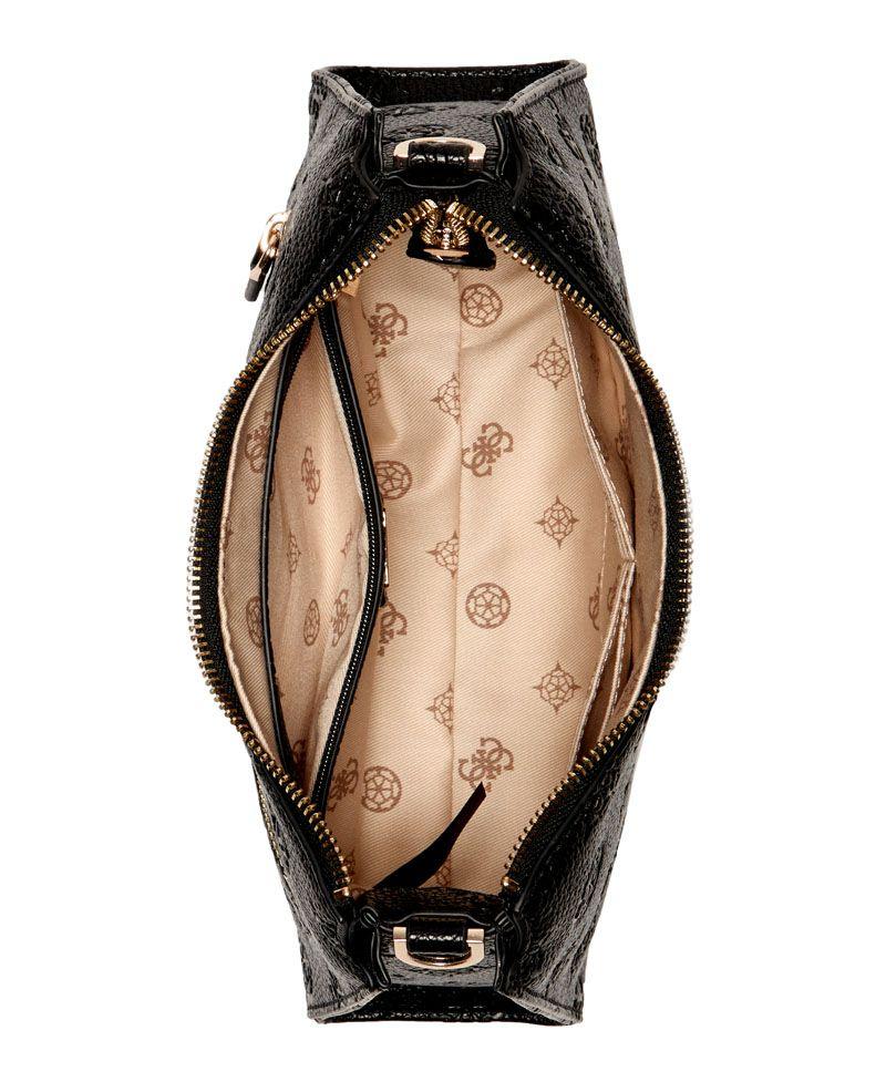 Cartera Guess Mujer Cresidia Top Zip Shoulder Bag Negro-3