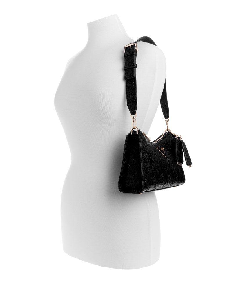 Cartera Guess Mujer Cresidia Top Zip Shoulder Bag Negro-4