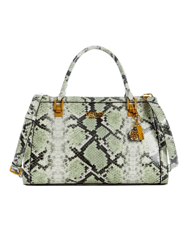 Cartera Guess Mujer Abey Elite Girlfriend Satchel Verde-0