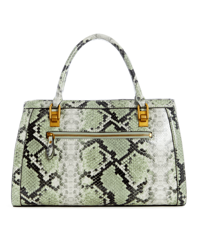 Cartera Guess Mujer Abey Elite Girlfriend Satchel Verde-1