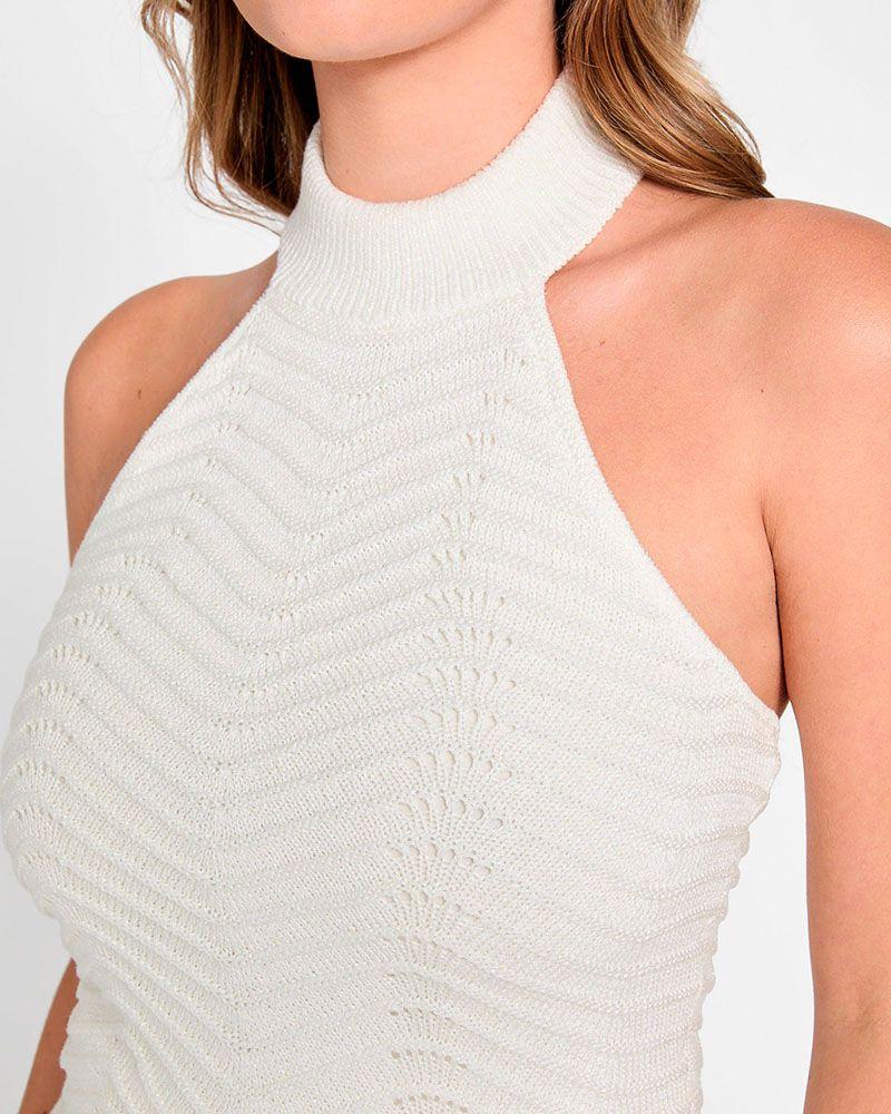 Sweater Sl Chevron Serina Mn Blanco-2
