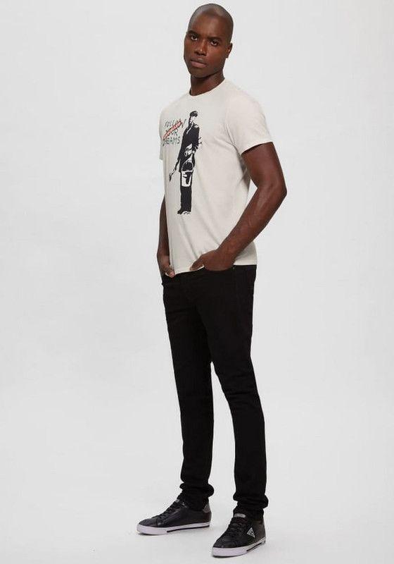 Polera Guess Hombre Ss Bsc Cancelled Dreams Tee Blanco-1