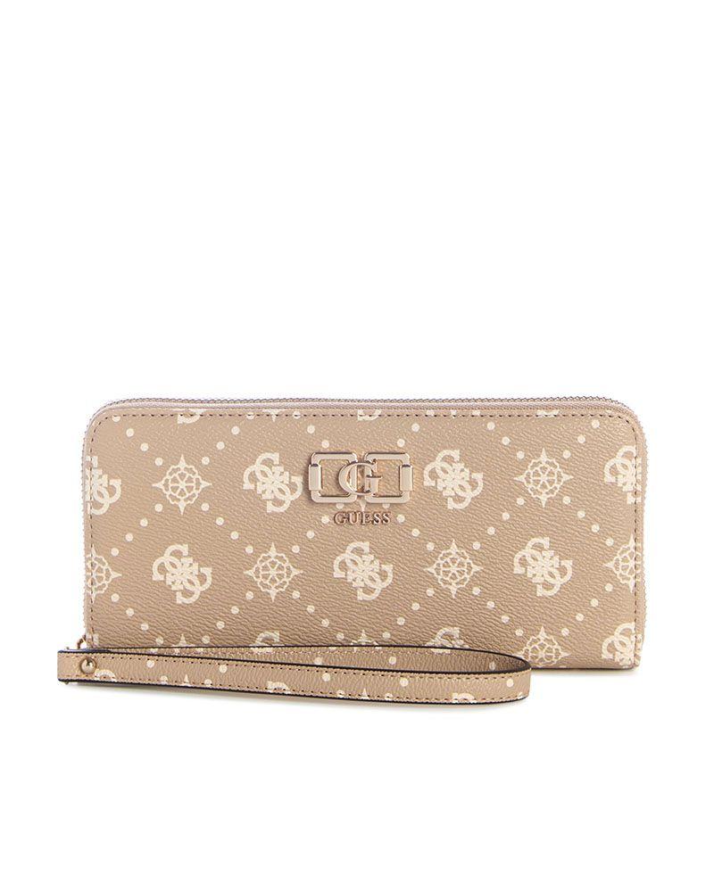 Billetera Emelie Logo Slg Lrg Zip Around Marrón-0