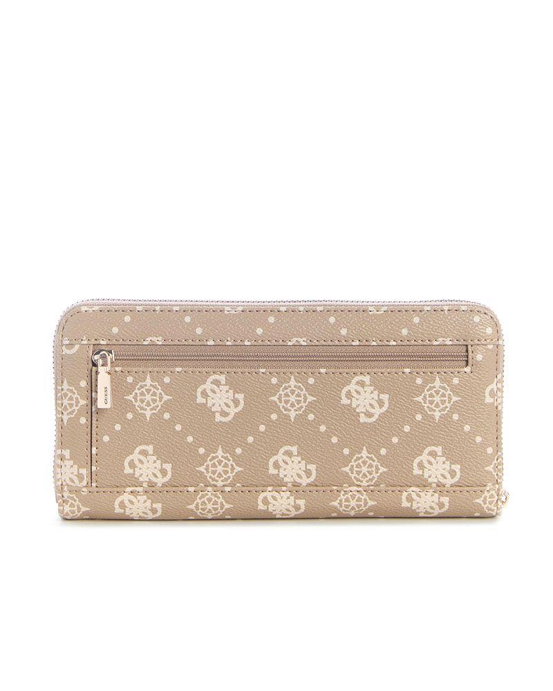 Billetera Emelie Logo Slg Lrg Zip Around Marrón-1