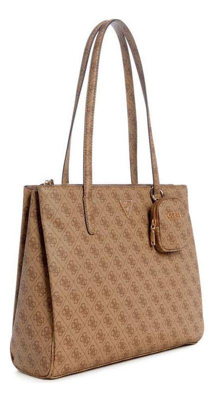 Cartera Guess Mujer Power Play Tech Tote Café-1