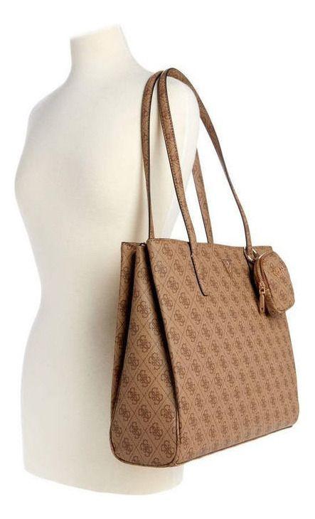 Cartera Guess Mujer Power Play Tech Tote Café-4