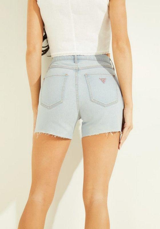 Short Guess Mujer 1981 Midi Short Celeste-2