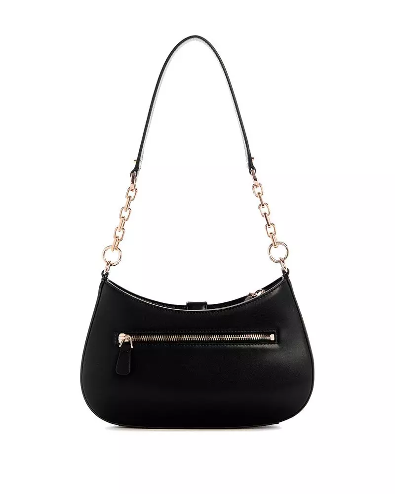 Cartera Carrie Zip Shoulder Bag Negro Guess | Paris.cl