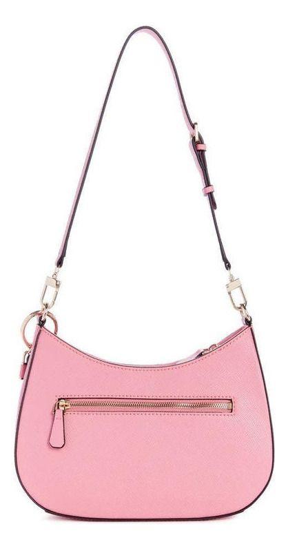 Cartera Guess Mujer Noelle Top Zip Shoulder Bag Rosado.-2