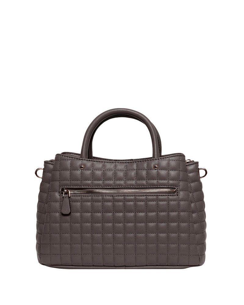 Cartera Guess Mujer Nadira Girlfriend Satchel Gris-2