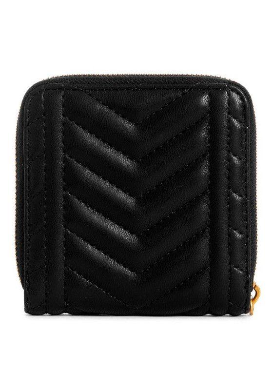 Billetera Guess Mujer Lovide Slg Small Zip Around Negro-1