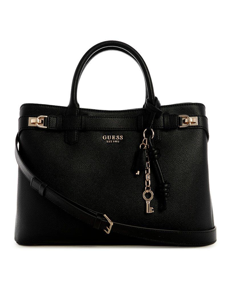 Cartera Guess Mujer Gregoria Lrg Gfriend Satchel Negro-0