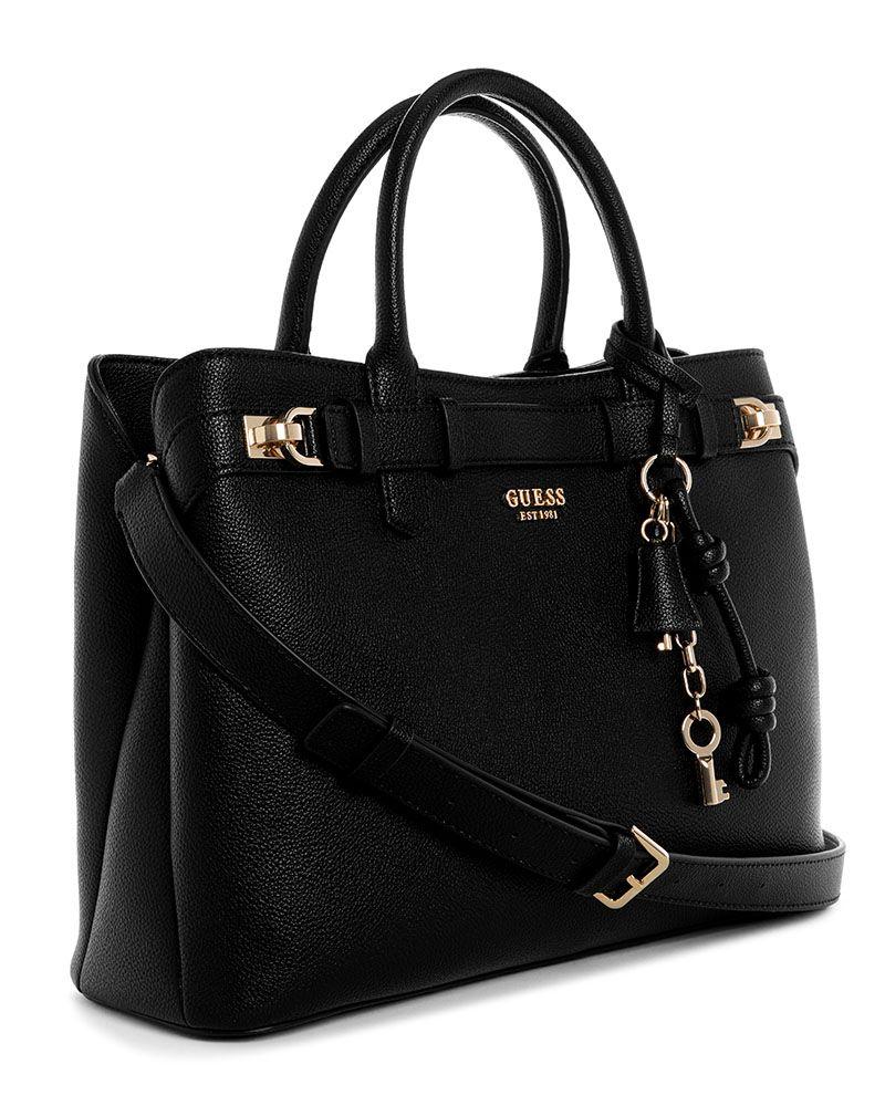 Cartera Guess Mujer Gregoria Lrg Gfriend Satchel Negro-2