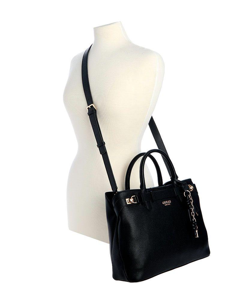 Cartera Guess Mujer Gregoria Lrg Gfriend Satchel Negro-4