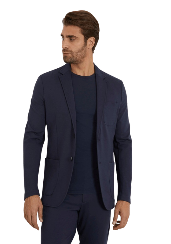 Chaqueta Guess Hombre Tyron Blazer Azul.-0