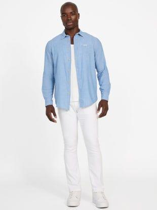 Camisa Ronnie Ls Shirt Azul-1