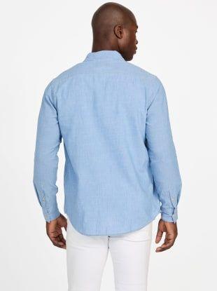 Camisa Ronnie Ls Shirt Azul-3