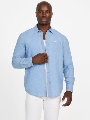 Camisa Ronnie Ls Shirt Azul-4