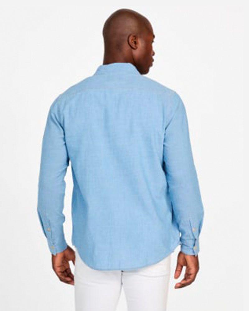 Camisa Ronnie Ls Shirt Azul-1