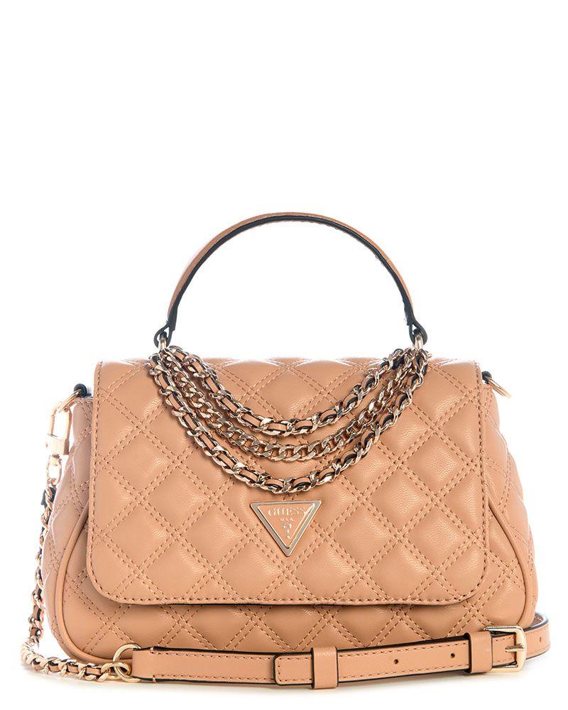 Cartera Giully Ii Top Handle Flap Beige-0