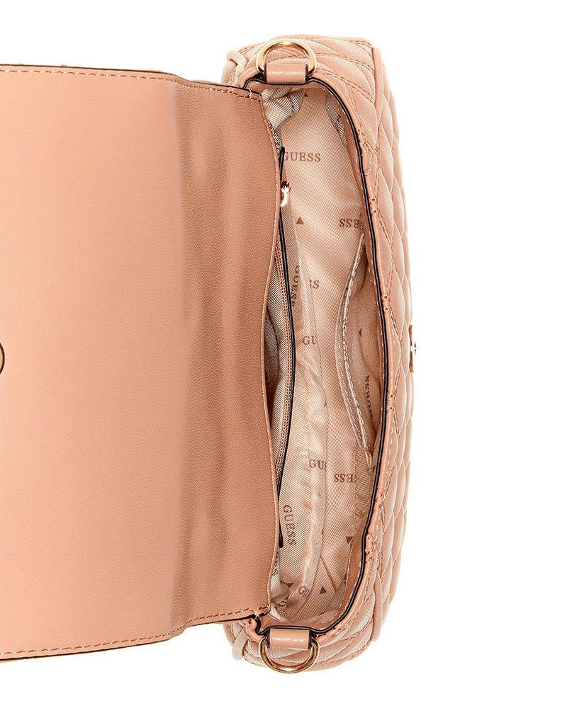 Cartera Giully Ii Top Handle Flap Beige-3