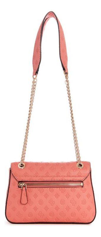 Cartera Guess Mujer Arlena Logo Cnvrtble Xbdy Flap Naranja-2