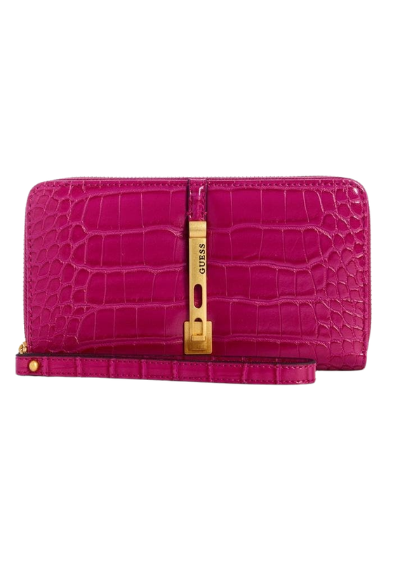Billetera Guess Mujer James Slg Large Zip Around Rosado-0