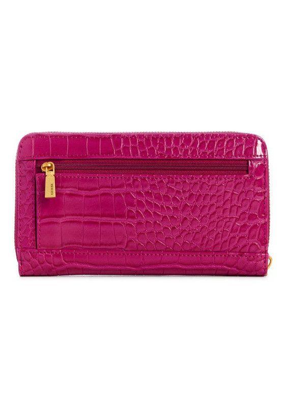Billetera Guess Mujer James Slg Large Zip Around Rosado-1