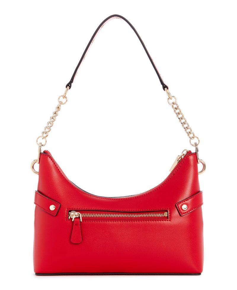 Cartera Guess Mujer Trissa Top Zip Shoulder Bag Rojo-2