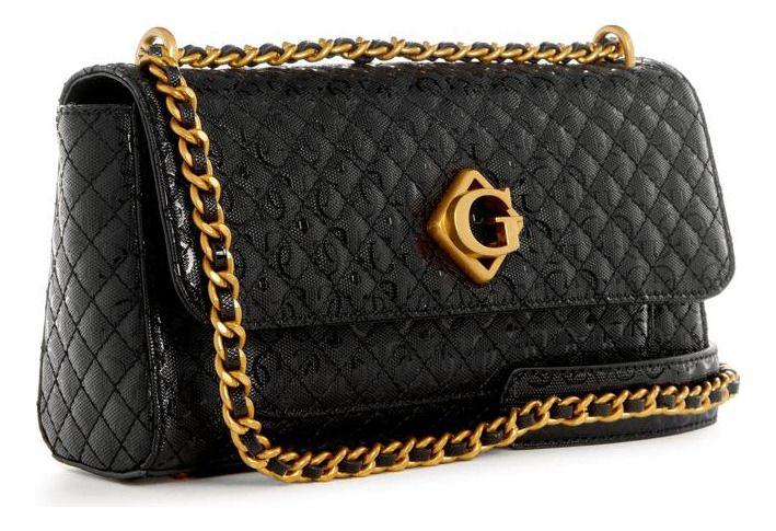 Cartera Guess Mujer Nerina Convertible Xbody Flap Negro-1