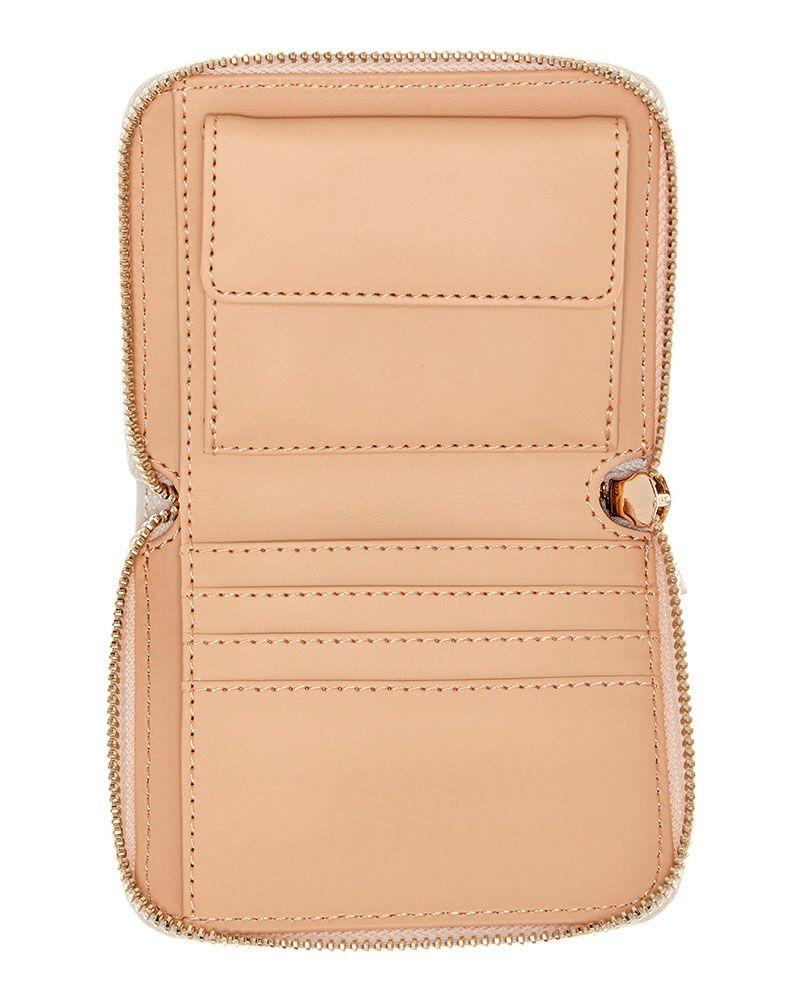 Billetera Laurel Ii Slg Small Zip Around Gris-2