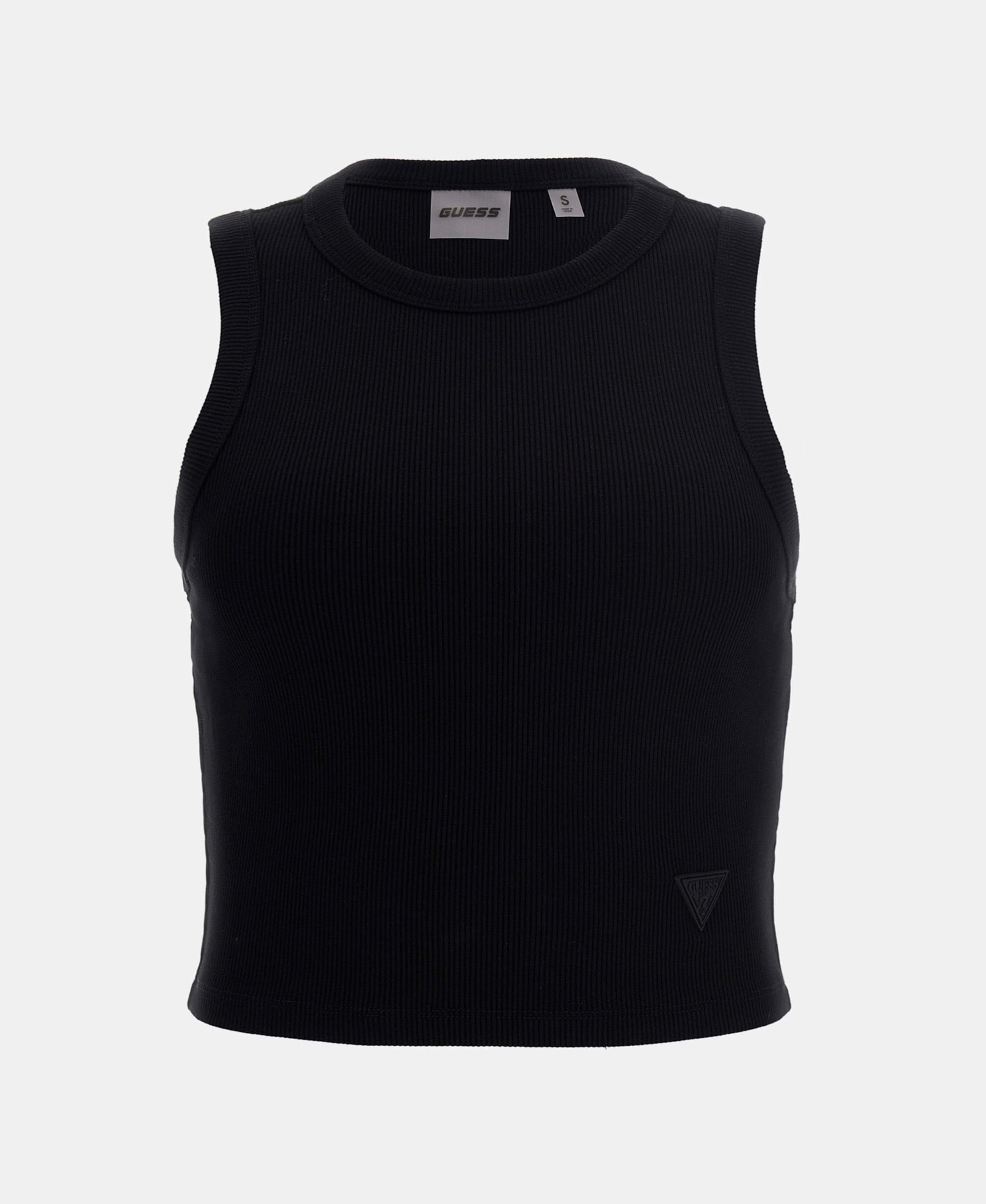 Top Guess Mujer Edie Tank Top Negro-4