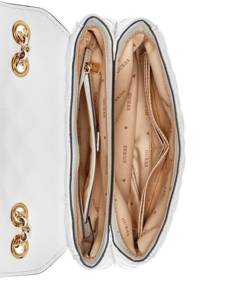 Cartera Giully 2 Comp Convertible Flap Blanco-3