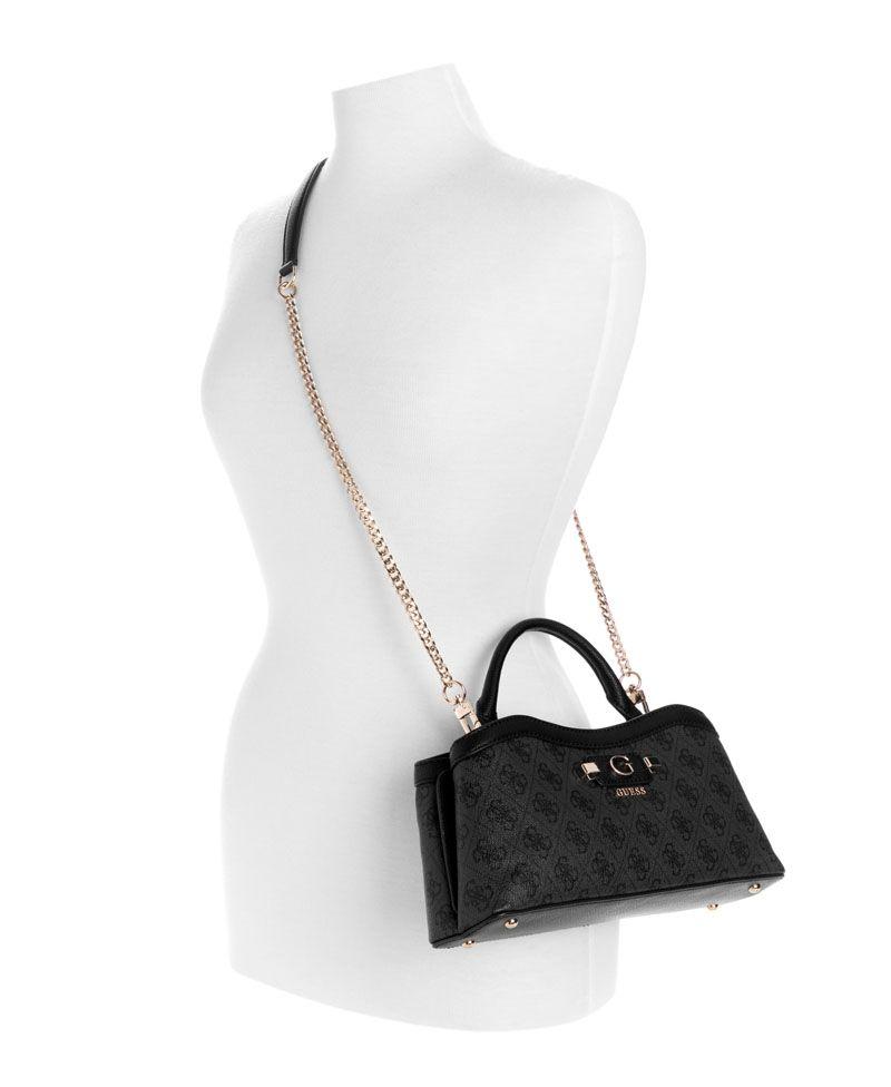 Cartera Lindsey Small 2 Comp Satchel Negro-4