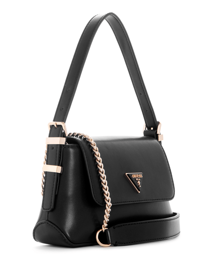 Mini Cartera Guess Mujer Desideria Mini Flap Shldr Bag Negro-1