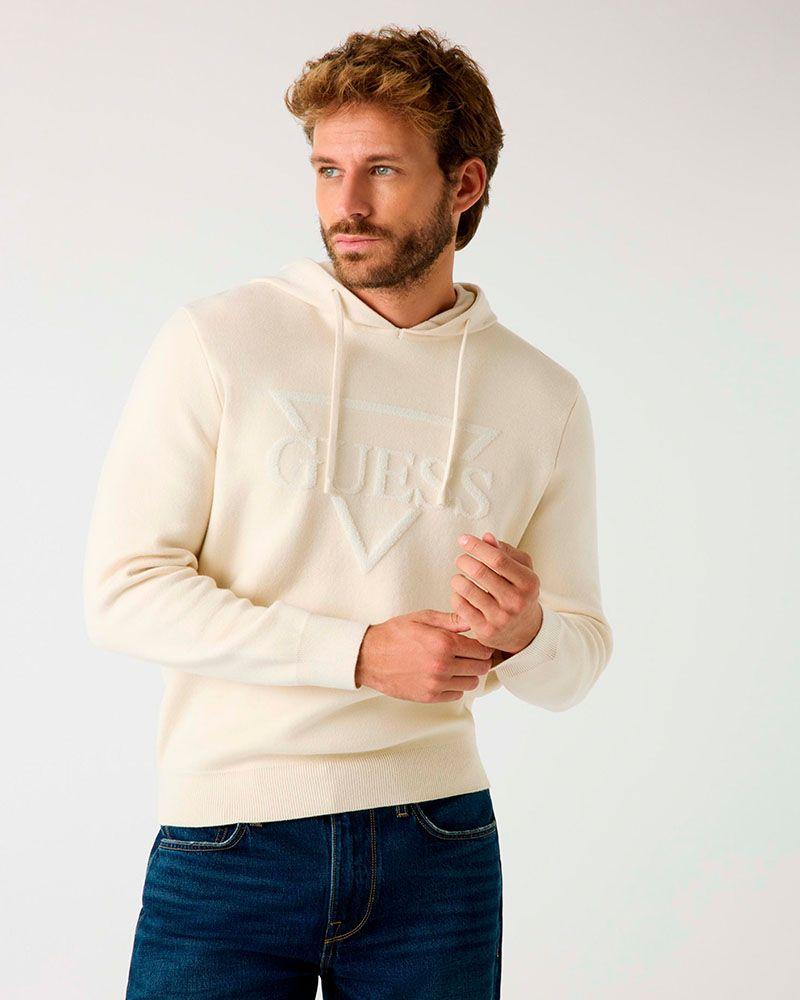 Poleron Joby Hoodie French Terry Beige-0