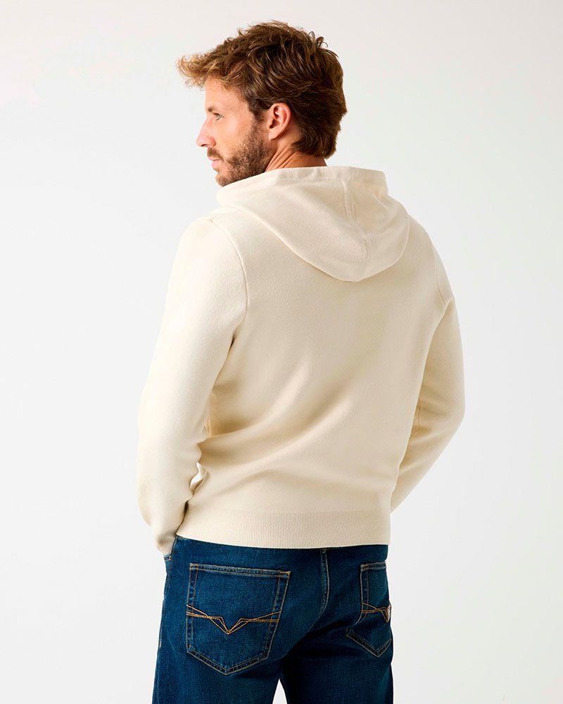 Poleron Joby Hoodie French Terry Beige-1