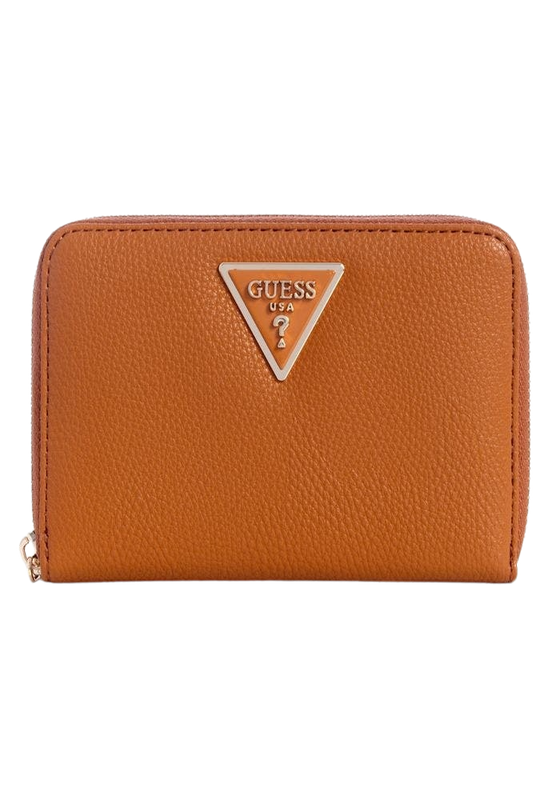 Billetera Mujer Guess Laurel Slg Medium Zip Around Café-0