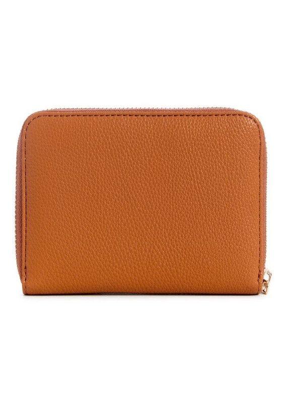 Billetera Mujer Guess Laurel Slg Medium Zip Around Café-1