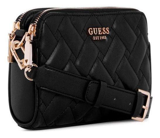 Mini Cartera Guess Mujer Alanna Mini Status Crossbody Negro-1
