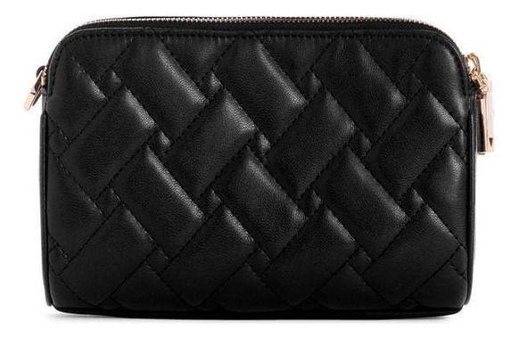Mini Cartera Guess Mujer Alanna Mini Status Crossbody Negro-2
